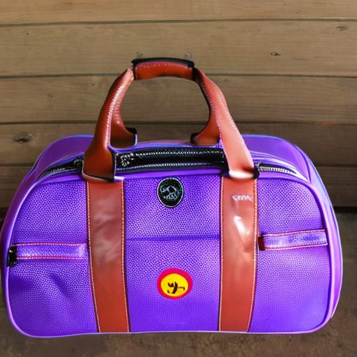 Purple 3 Ball Bowling Bag: Strike Style & Function!