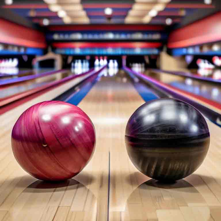 symmetrical vs. asymmetrical bowling ball