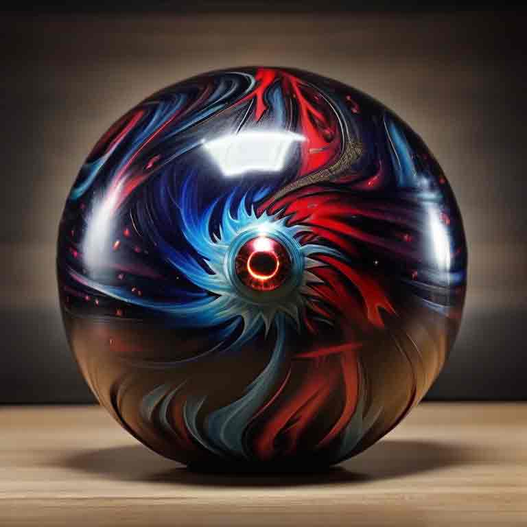 Supernova Bowling Ball: Strike with Stellar Power!